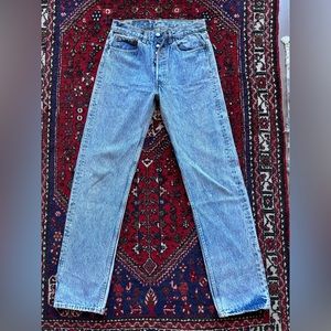 Vintage Levi’s 501 acid wash jeans 29”x33” 80s 90s vtg distressed denim waist 29